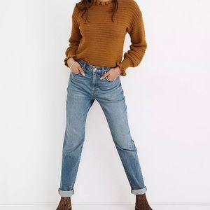 NWT Madewell High-Rise Slim Boyjean in Neal Wash sz 25